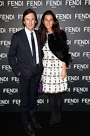 Pietro Beccari (Chairman und CEO FENDI) mit Frau Elisabetta Beccari  ©Foto: Franziska Krug/Getty Images für FENDI